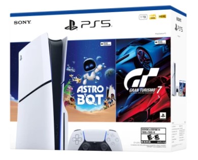 PLAYSTATION SONY PS5 CFI-2015A C/ DISCO SLIM 1TB GRAN TURISMO 7 + ASTROBOT